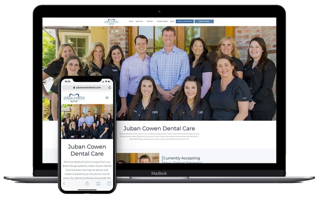 Dental SEO for Juban Cowen Dental